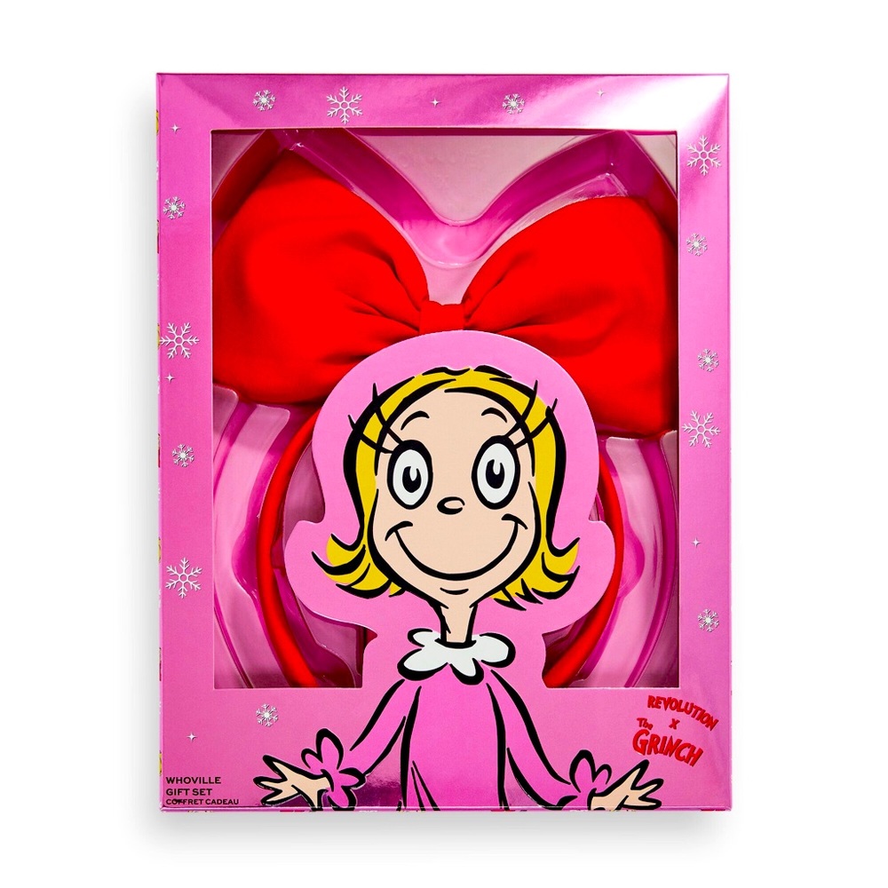 MAKEUP REVOLUTION x THE GRINCH WHOVILLE CINDY LOU WHO CHRISTMAS GIFT SET!